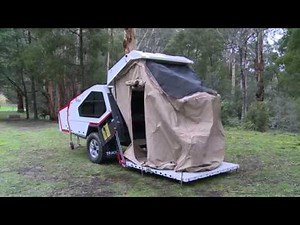 Tvan Camper MK4 Trailer - Packing up the tent.