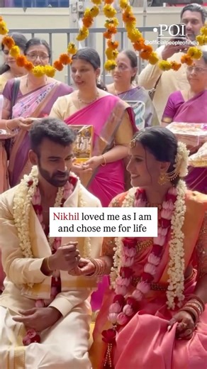 “Love don’t find me when I hid, it found me when i became myself”✨❤️#poi #wedding #story #love #