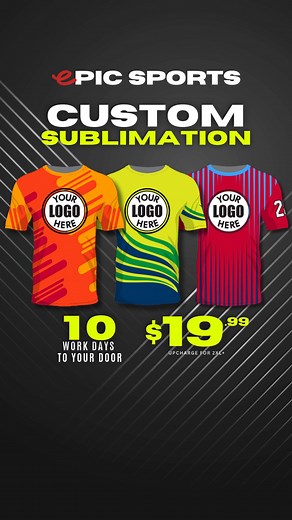 Custom Jerseys, Only $19.99! | Epic Sports