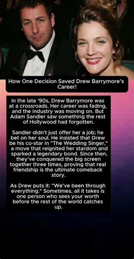How One Decision Saved Drew Barrymore’s Career!