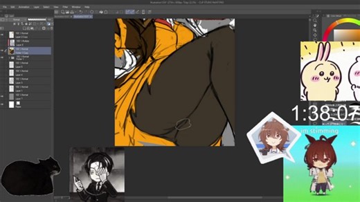 de-rusting session random doodles maybe