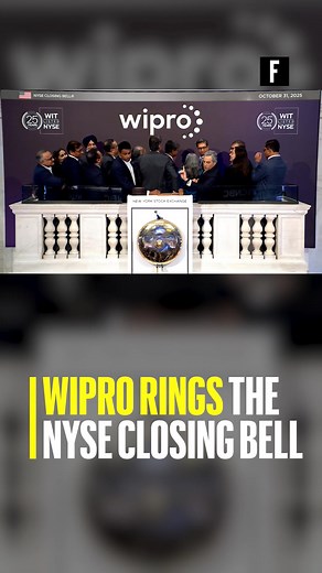Wipro rang the New York Stock Exchange Closing Bell on Oct 31, 2025, marking 25 years on Wall Street and launching AI-driven Wipro Intelligence™ suite. From a 1945 vegetable-oil firm to global tech leader, it highlights the company’s ambition to lead in a fast-evolving global tech landscape. For more news & updates, visit 🔗 https://www.fortuneindia.com/ #WiproAtNYSE #WiproIntelligence #AIInnovation #25YearsStrong | Fortune India