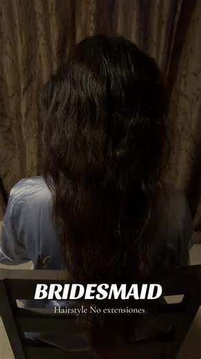 Bridesmaid hairstyle #hair #bride #makeup #bridemaid | Brides Maid Hair