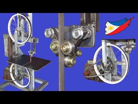Diy Metal Band Saw Using Bicycle Wheels