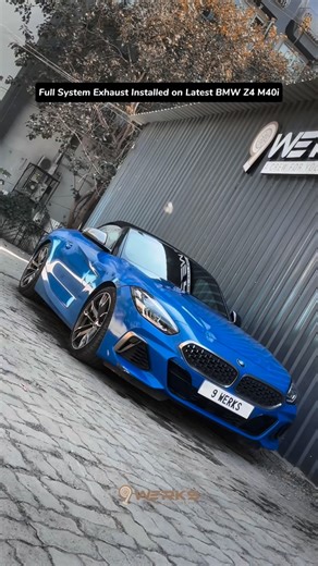 9WERKS on Instagram: "BMW Z4 M40i Gets Full System Exhaust Installed💥. . . @9werksofficial . . . . #9werks #bmwz4m40i #z4m40i #bmwfan #bmwperformance #mperformanceparts #bmwlifestyle #supercars #instamood #luxurycars #maintenance #pune #supercarsindia"
