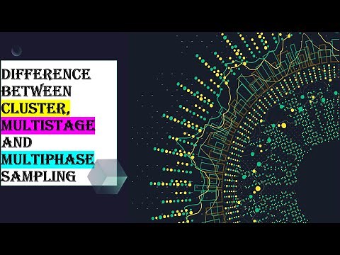 Difference between Cluster, Multistage and Multiphase Sampling| NTA-UGC NET/JRF