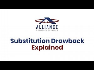 Substitution Drawback Explained
