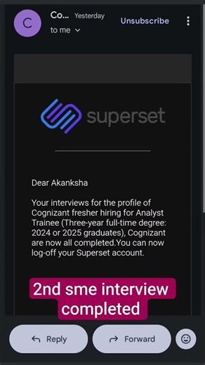 Cognizant analyst trainee 2026 2nd sme interview completed #cognizant #freshers #dailyvlog