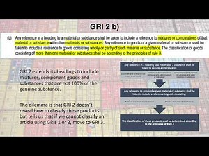 HS Classification Session 2- Part 2- The General Rules of Interpretation