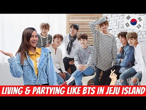 KOREA'S most BEAUTIFUL ISLAND || We LIVED like BTS for 24 HOURS 😯