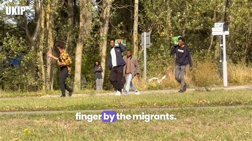 Our team caught illegal migrants transporting large crates of booze and being escorted to migrant camps by the French police. The whole situation is outrageous! Nick Tenconi | UK Independence Party