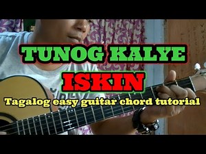 TUNOG KALYE || BATANG 90's || ISKIN || tagalog easy guitar tutorial