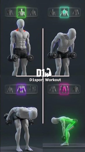 📌4 Dumbbell Back Workout ! | Best Home & Gym Back Exercises for Muscle Growth