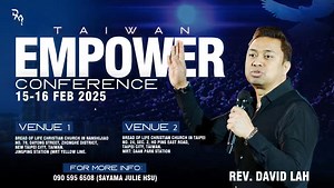 🔥Pastor David Lah has arrived in Taiwan🇹🇼 for 𝐄𝐌𝐏𝐎𝐖𝐄𝐑 𝐂𝐎𝐍𝐅𝐄𝐑𝐄𝐍𝐂𝐄🔥 #empowerconference #taiwan #revival #davidlah | David Lah