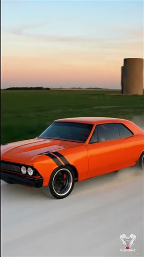 Pure V8 Sound: 1966 Chevy Chevelle Muscle Car ASMR 🔊