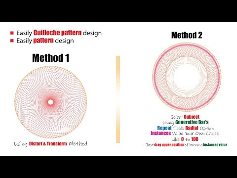 Easily Create a Guilloche Pattern | Generative AI Bar | Adobe Illustrator CC 2024 Tutorial