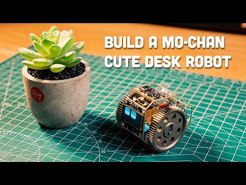 [Satisfying] I Made a Tiny Robot That Explores My Desk