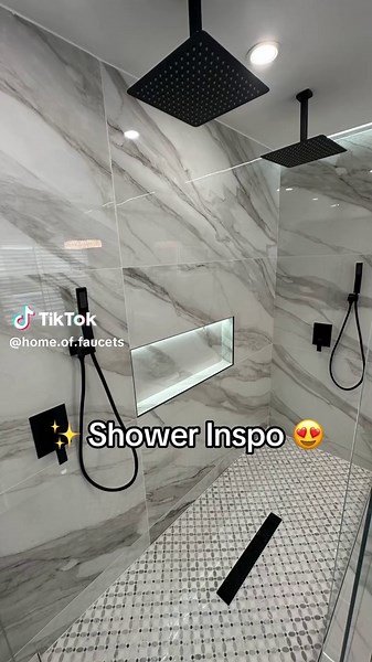 You know a shower faucet is a vital part of any bathroom! 🛁 Showering is also an essential part of our daily lives. 🌅 A great shower is especially important after an exhausting workday. It’s not just about washing away dirt and body oil after a long day 🧼; it’s a wonderful way to relax! 🌊 When you’re feeling nervous or stuck, taking a shower can help you clear your mind and relieve stress. 💭✨ A functional shower is a must-have! 🚿 Our concealed showers are perfect for creating a custom show