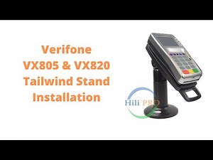 How to install Tailwind Stand for Verifone VX805, VX820 Credit Card Pinpad Terminals?