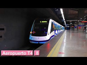 Aeropuerto T4 | L8 : Metro de Madrid ( Serie 8000 )