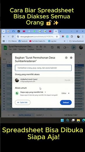 How to Make Spreadsheets Accessible to Everyone 🔓✨ #excelformula #learnexcel #beginnerexcel