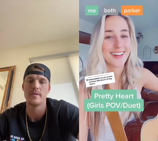 Parker McCollum Duet with Girlfriend - First Time Duet Performance