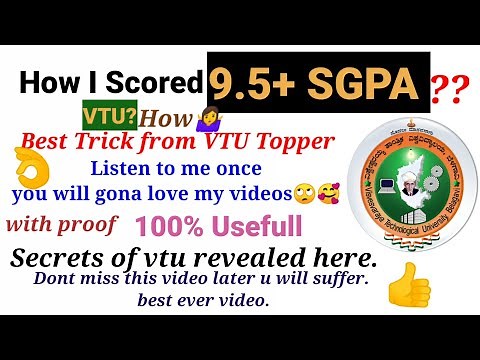 the way of answer writing in VTU examination