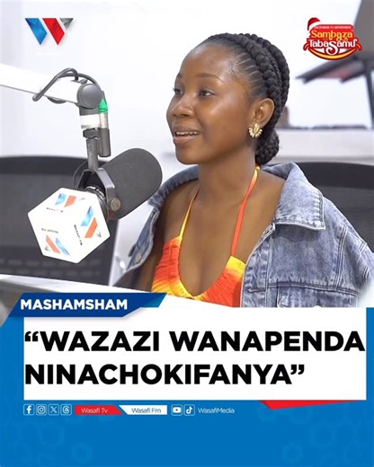 Wasafi FM on Instagram: "“WAZAZI WANAPENDA NINACHOKIFANYA” Sikiliza Wasafi FM 88.9 DSM au Tazama Live YouTube #WasafiMedia, Kuanzia Saa 5 Asubuhi mpaka 8 Mchana Cc. @ankali_mambi @official_salmamzungu @dj_rogiekiss 🖥️✍️ @thisispizo 🎥 @kangwemgale #Mashamsham"