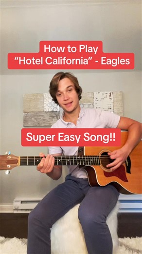 362K views · 4.1K reactions | How to Play “Hotel California” - The Eagles  #guitartok #guitar #guitarlesson #music #musiciansoftiktok #acousticguitarcover #guitartutorial #easyguitar #fyp #foryou | Guitar Dave | Facebook