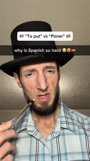 Spanish literally said ‘good luck’ conjugating Poner 😭 …and then said repeat them back 😱 #spanishgrammar #learnspanish #languages #pingoai