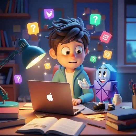 Perplexity AI and The Student 🎓🤖 | AI Learning Revolution | Cartoon Story #ai #aitools #animation