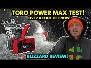 Toro Power Max HD 828 Walk Behind Snowblower Test and Review