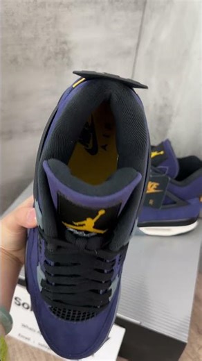 Unboxing Look Air Jordan 4 Lakers Ready To Ship