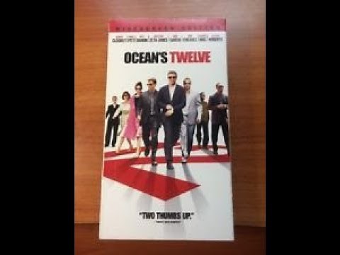 Opening To Ocean's Twelve (Widescreen Edition) 2005 VHS
