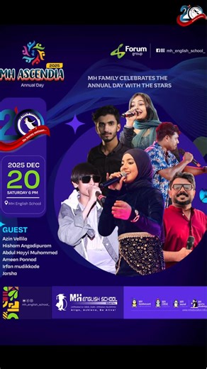 Thelhath Forum Group on Instagram: "MH ASCENDIA 2025 20 Years of Excellence #MH English School📚🎓📖"