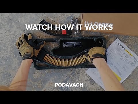 U-LOADER by Podavach. 10 in 1 AR-15 + AK Magazine Speed Loader.