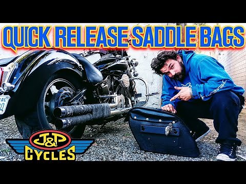 Motorcycle SaddleBag Quick Release Brackets Review