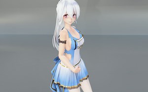 【MMD/竖屏/弱音】纯情裙摆-Mellow Mellow
