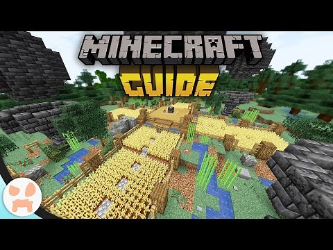 SEMI-AUTOMATIC WHEAT FARM! | The Minecraft Guide - Minecraft 1.17 Tutorial Lets Play (134)