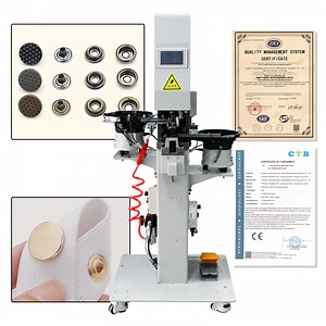 [Hot Item] Replaceable Dies Automatic Snap Button Attaching Machine for Garments