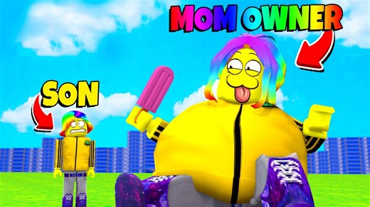 My MOM cheated with OWNER COMMANDS.. (Roblox)
