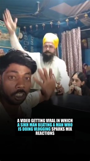 FAME PULSE MEDIA NETWORK | A video has gone viral showing a Sikh dhaba owner slapping a man who was filming and confronting him over the high price of a roti thali.... | Instagram