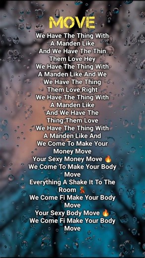 MOVE 🕺🔥 | Lyrics Status | Dance Vibes #lyrics