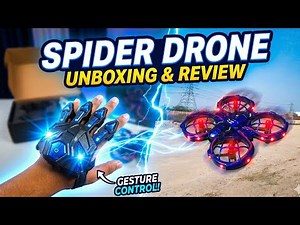Spider Hand Control RC Drone Unboxing, Flying & Review - Best Remote Control Drone For Kids