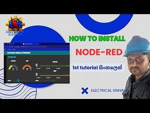 ඔයාගෙම dash board එකක් හදමු | node-red tutorial 01 | electrical sinhala