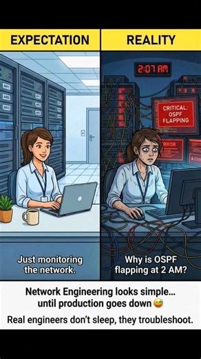 Network Engineer: Expectation vs Reality 😄