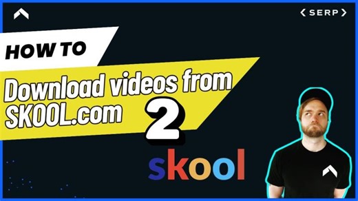 How to Download Videos from Skool.com - Method 2: The Easy Method | Devin Schumacher