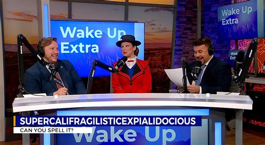 Mary Poppins took over our morning show: WAKE UP EXTRA!