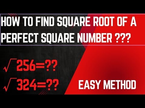 How to find square root of a number in easy method #square root #square 
