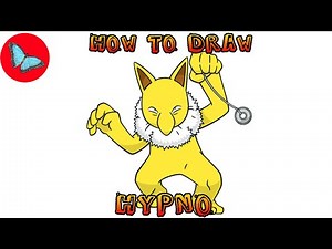 How To Draw Pokemon - Hypno | Drawing Animals
